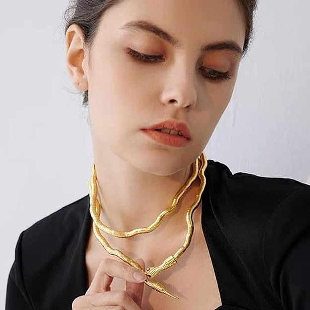 Gold Plated Snake Chain Necklace ❤️