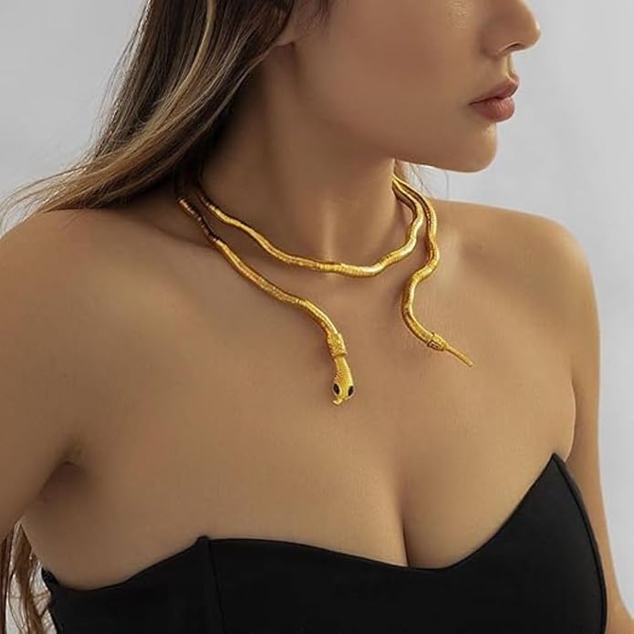 Gold Plated Snake Chain Necklace ❤️