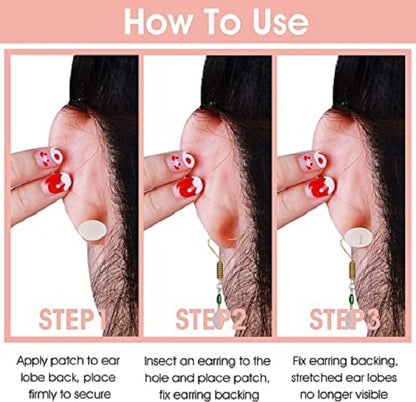 Premium Earlobe Support Patches (100 PCS)